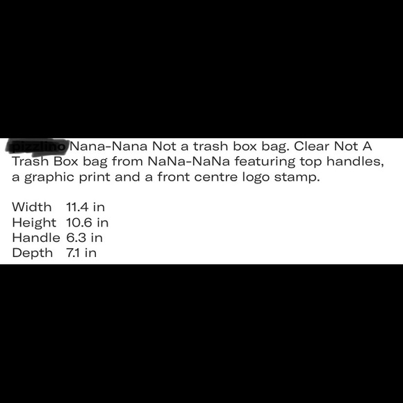 Nana- Nana Not a Trash Box Bag - Picture 5 of 5